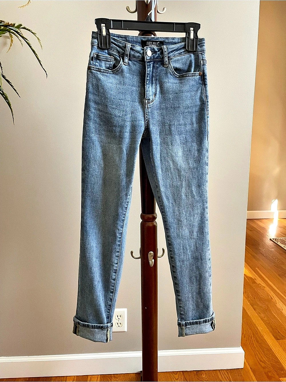 Judy Blue 0124 Boyfriend Jeans in Blue Size 0/24 Like New